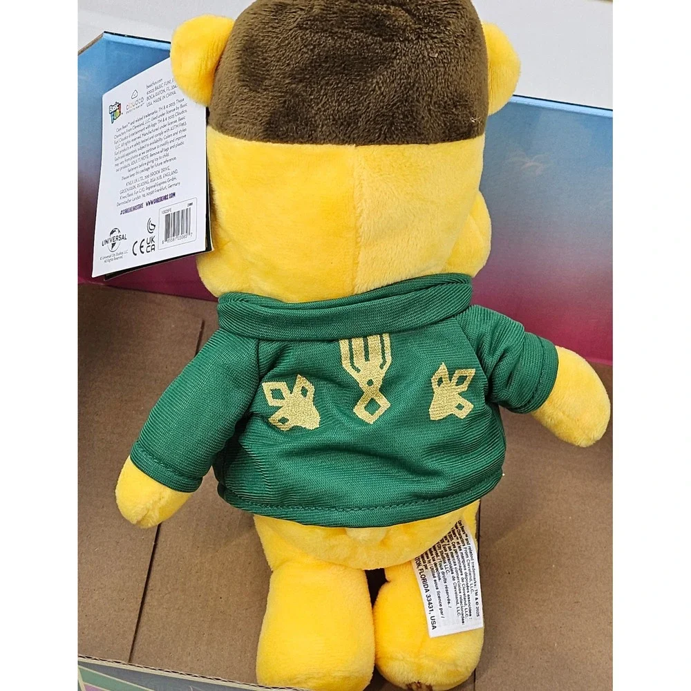 Wicked x Care Bears Funshine‎ Bear as Boq Plush Yellow Green Jacket 2025 New